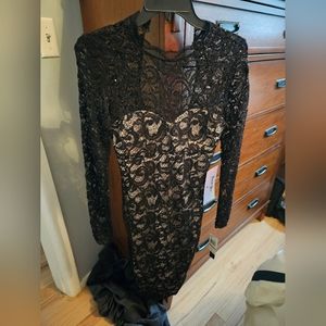 Black cocktail dress